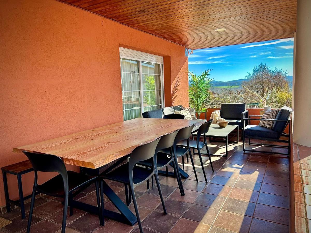 Piscina De Sal Barbacoa Wifi, Parking Gratis, 3 Min Pga Casa El Roble Girona Exterior foto