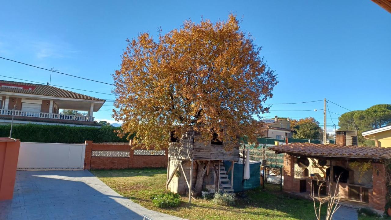 Piscina De Sal Barbacoa Wifi, Parking Gratis, 3 Min Pga Casa El Roble Girona Exterior foto